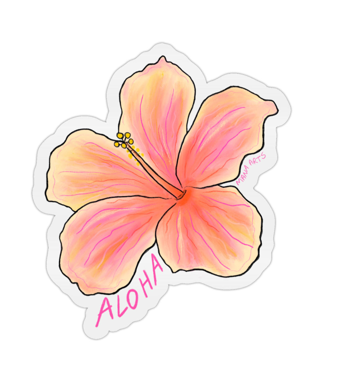 Aloha sticker