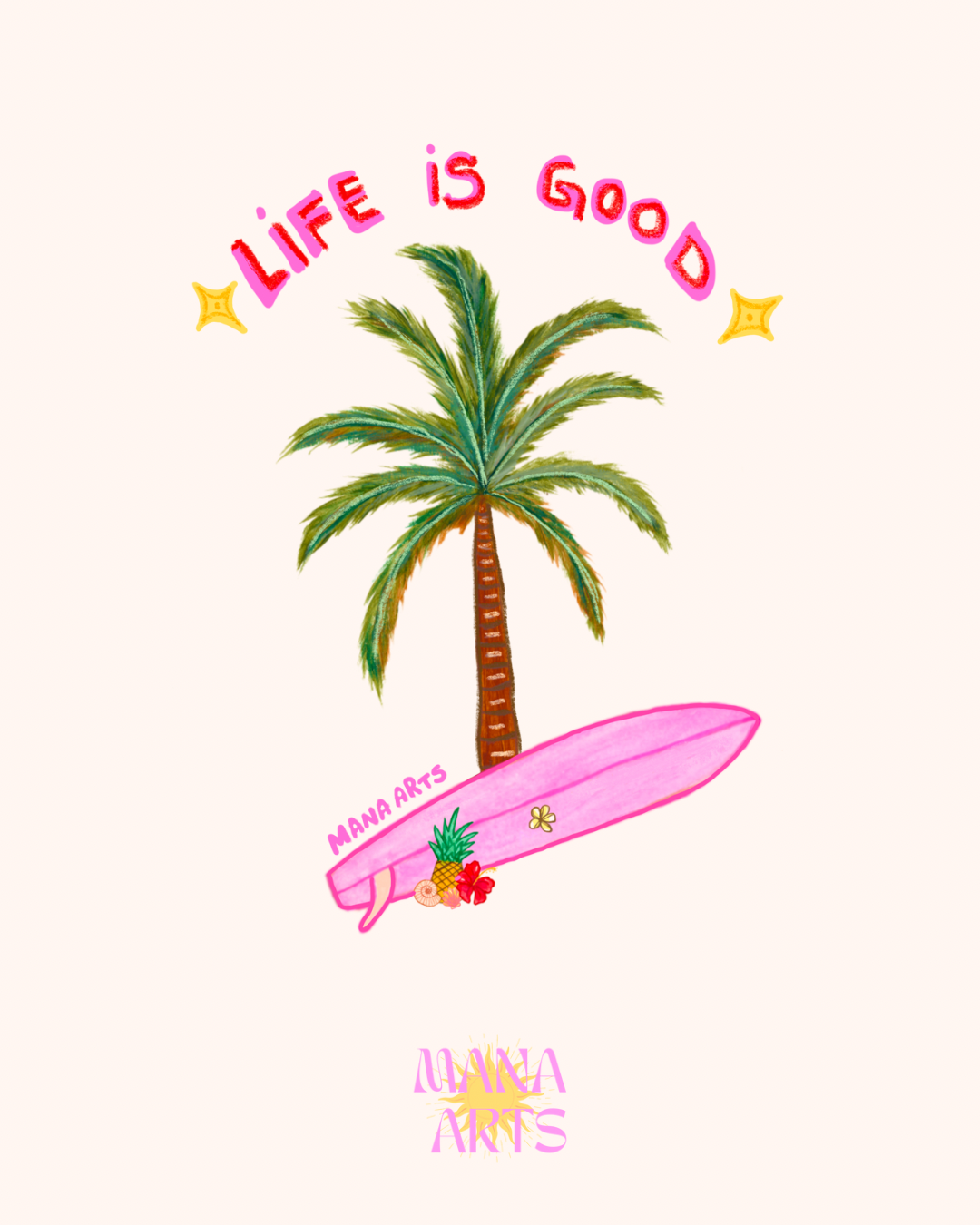 Life is good sticker