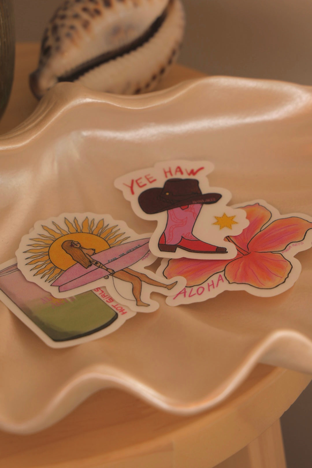 Yee haw sticker