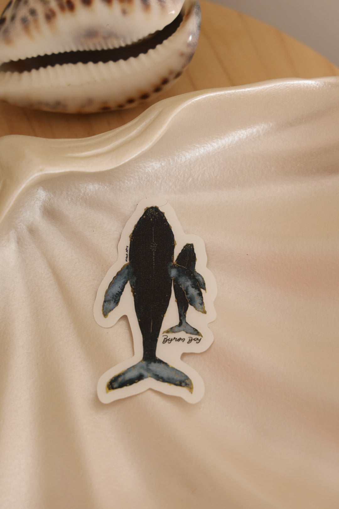 Byron Bay whales sticker