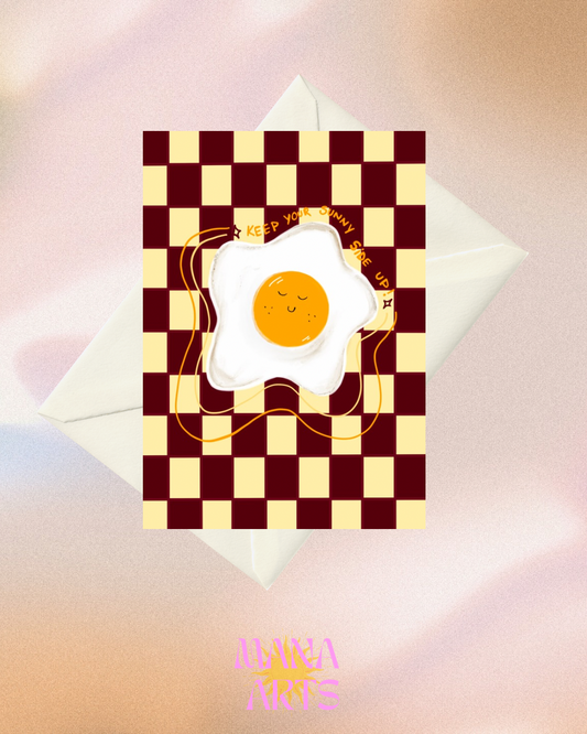 Keep your sunny side up | Greeting card