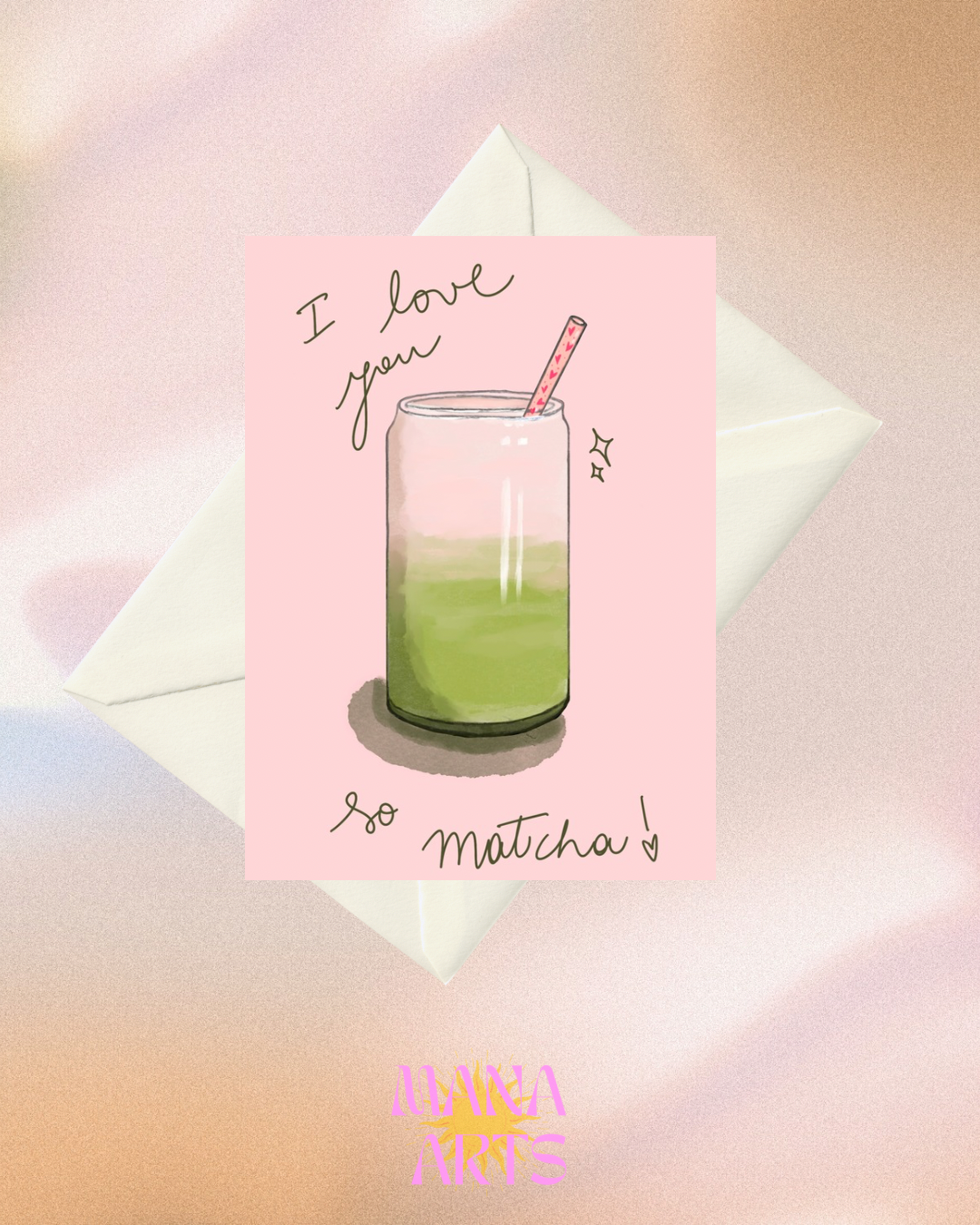 I love you so matcha | Greeting card