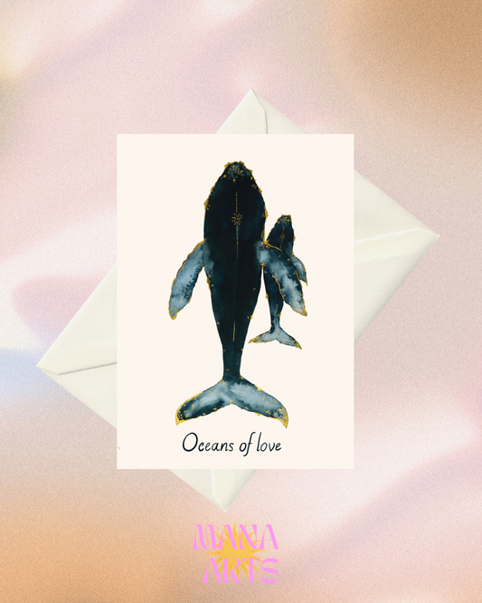 Oceans of love | Greeting card